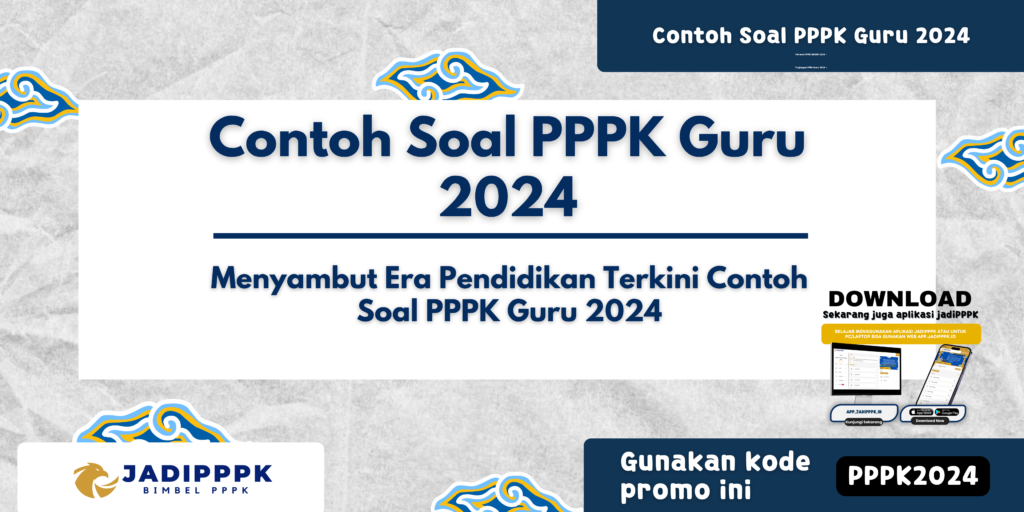 Contoh Soal PPPK Guru 2024