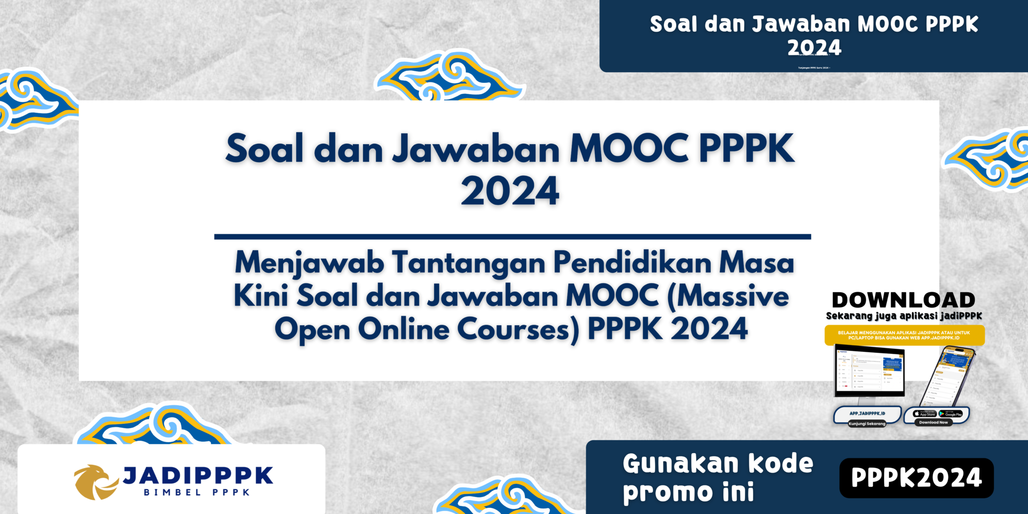 Soal Dan Jawaban MOOC PPPK 2024 - Menjawab Tantangan Pendidikan