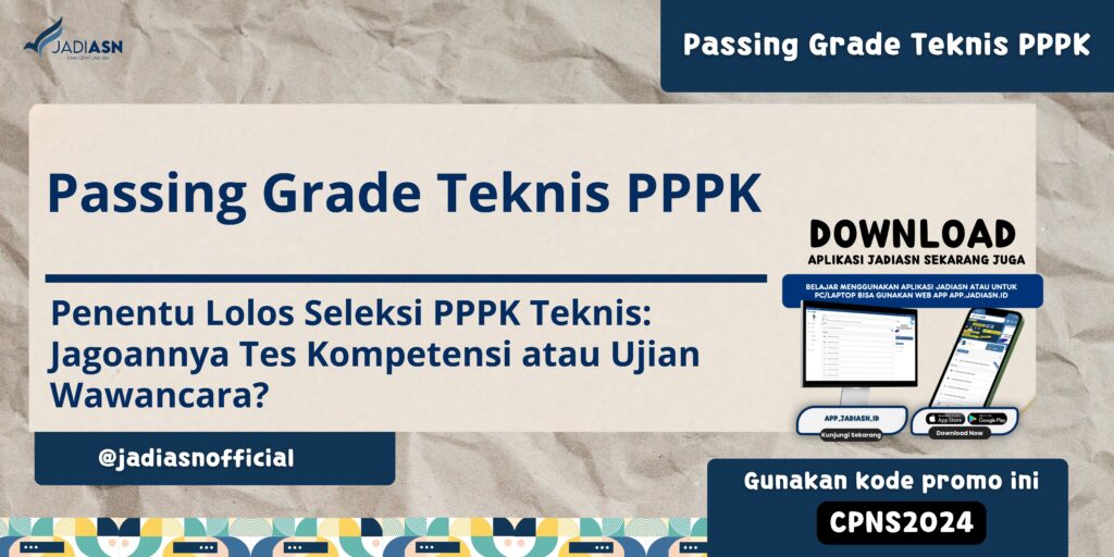 Passing Grade Teknis PPPK