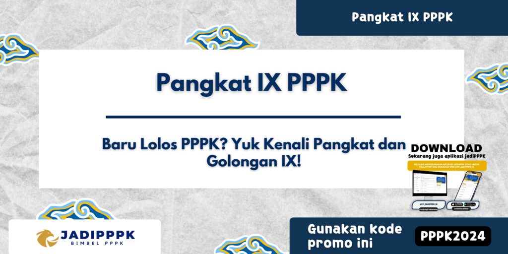 Pangkat IX PPPK 