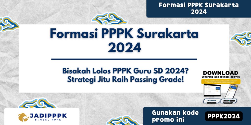 Formasi PPPK Surakarta 2024 