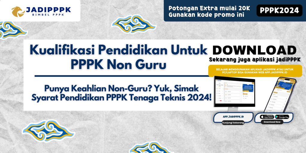 Kualifikasi Pendidikan Untuk PPPK Non Guru