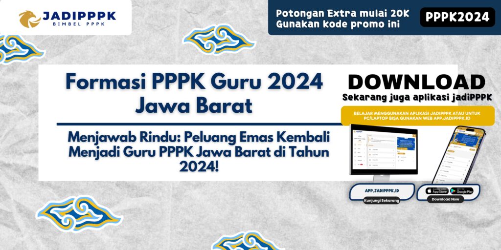 Formasi PPPK Guru 2024 Jawa Barat