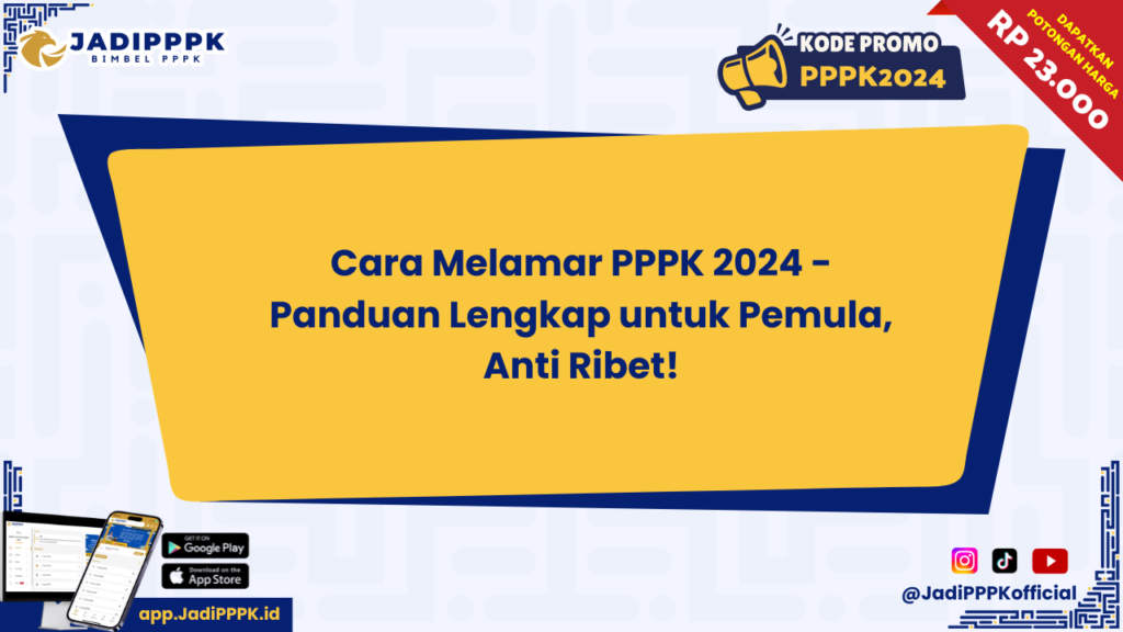 Cara Melamar PPPK 2024