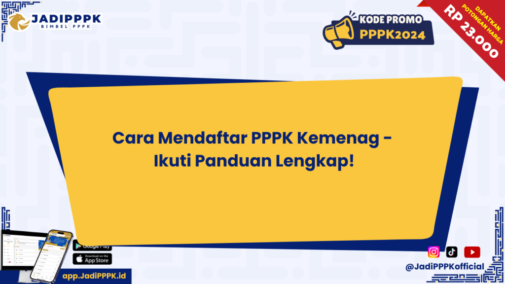 Cara Mendaftar PPPK Kemenag