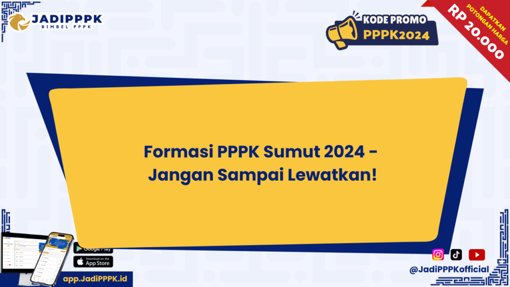 Formasi PPPK Sumut 2024