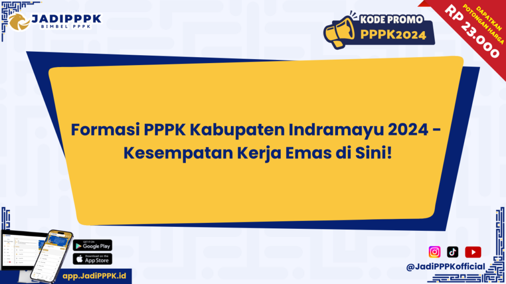 Formasi PPPK Kabupaten Indramayu 2024