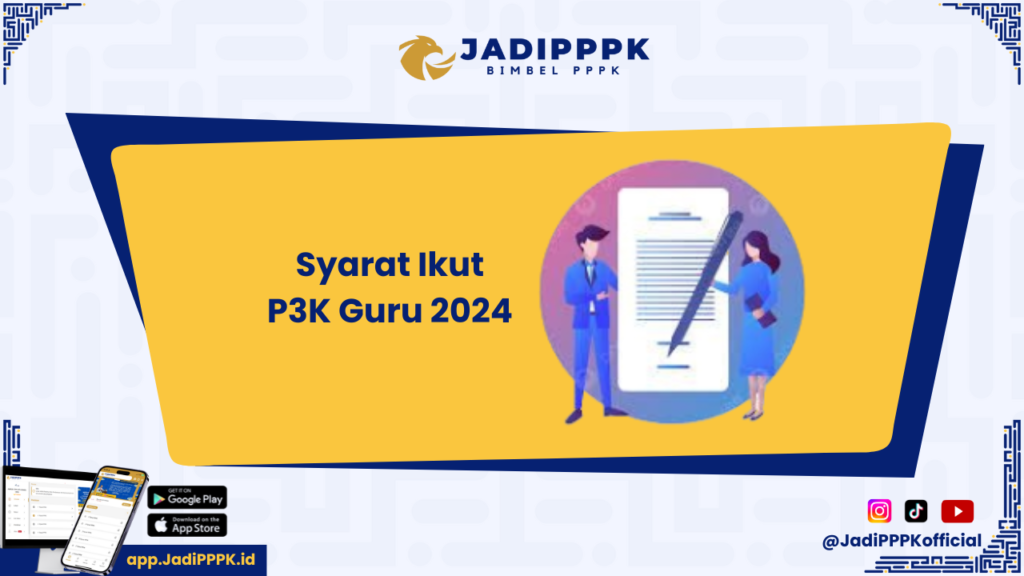 Syarat Ikut P3K Guru 2024